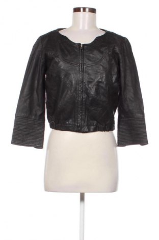Damen Lederjacke Numph, Größe M, Farbe Schwarz, Preis € 217,70