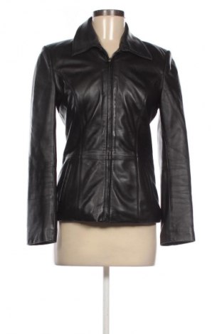 Geacă de piele pentru femei Unbranded, Mărime M, Culoare Negru, Preț 152,63 Lei