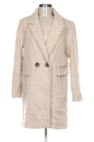 Damenmantel Stradivarius, Größe L, Farbe Ecru, Preis 42,99 €