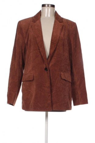 Дамско сако Stradivarius, Размер L, Цвят Кафяв, Цена 48,99 лв.