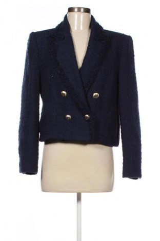 Γυναικείο σακάκι Zara, Μέγεθος L, Χρώμα Μπλέ, Τιμή 61,99 €