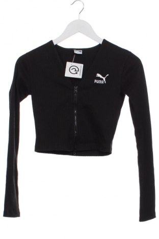 Bluză trening de femei PUMA, Mărime XS, Culoare Negru, Preț 165,99 Lei