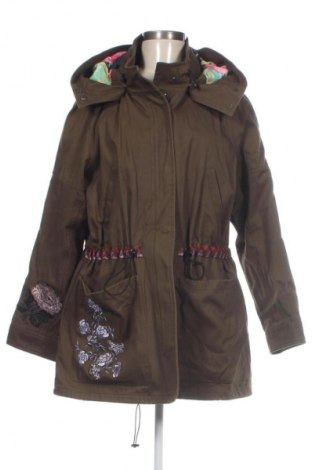 Дамско яке Desigual, Размер XL, Цвят Зелен, Цена 137,99 лв.