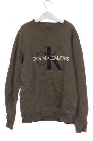 Gyerek blúz Calvin Klein Jeans, Méret 14-15y / 168-170 cm, Szín Zöld, Ár 8 199 Ft