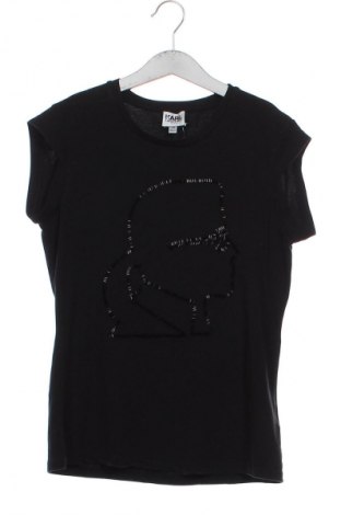 Gyerek blúz Karl Lagerfeld, Méret 11-12y / 152-158 cm, Szín Fekete, Ár 11 000 Ft