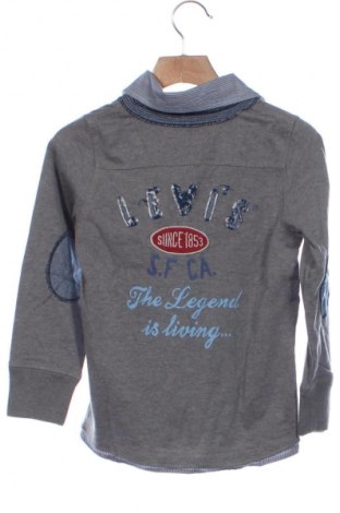 Dziecięca bluzka Levi's, Rozmiar 7-8y/ 128-134 cm, Kolor Szary, Cena 44,94 zł