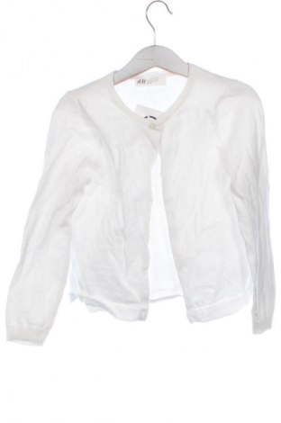 Detský kardigán H&M, Veľkosť 4-5y/ 110-116 cm, Farba Biela, Cena  5,95 €