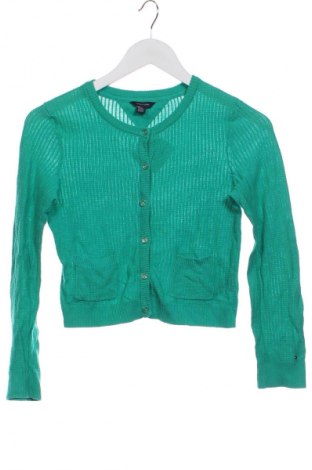 Gyerek kardigán Tommy Hilfiger, Méret 12-13y / 158-164 cm, Szín Zöld, Ár 7 384 Ft