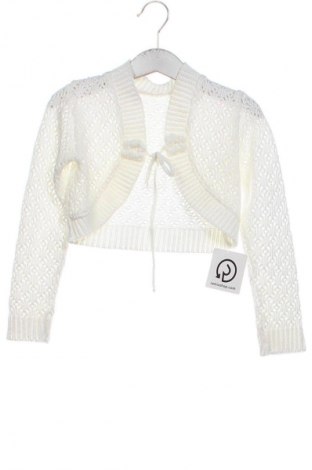 Kinder Strickjacke Unbranded, Größe 5-6y/ 116-122 cm, Farbe Weiß, Preis € 7,79