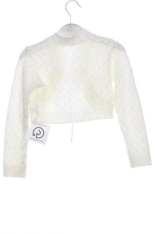 Kinder Strickjacke Unbranded, Größe 5-6y/ 116-122 cm, Farbe Weiß, Preis € 7,79