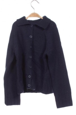 Kinder Strickjacke United Colors Of Benetton, Größe 10-11y/ 146-152 cm, Farbe Blau, Preis 9,99 €