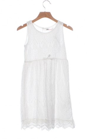 Dziecięca sukienka H&M, Rozmiar 6-7y/ 122-128 cm, Kolor Biały, Cena 44,99 zł