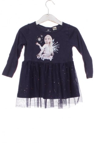 Dziecięca sukienka H&M, Rozmiar 18-24m/ 86-98 cm, Kolor Niebieski, Cena 55,17 zł