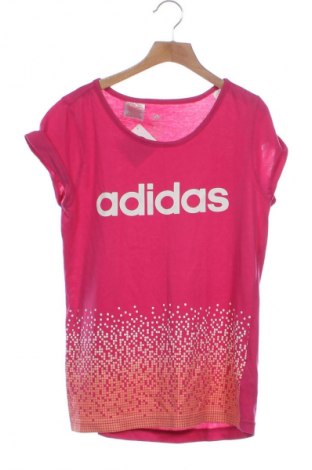 Dziecięcy T-shirt Adidas, Rozmiar 12-13y/ 158-164 cm, Kolor Różowy, Cena 57,47 zł