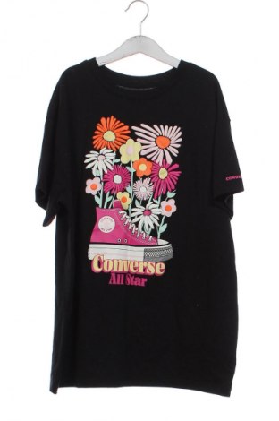 Детска тениска Converse, Размер 11-12y/ 152-158 см, Цвят Черен, Цена 46,00 лв.