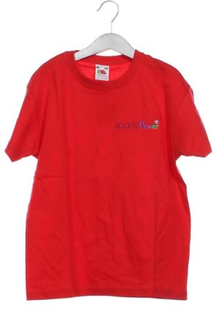 Dziecięcy T-shirt Fruit Of The Loom, Rozmiar 6-7y/ 122-128 cm, Kolor Czerwony, Cena 23,00 zł