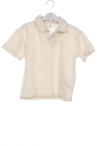 Dziecięcy T-shirt H&M, Rozmiar 4-5y/ 110-116 cm, Kolor ecru, Cena 23,00 zł