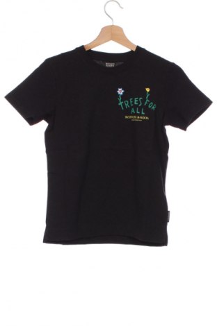 Детска тениска Scotch & Soda, Размер 8-9y/ 134-140 см, Цвят Черен, Цена 72,99 лв.