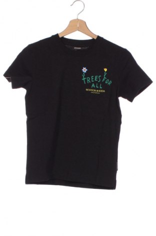Детска тениска Scotch & Soda, Размер 9-10y/ 140-146 см, Цвят Черен, Цена 72,99 лв.