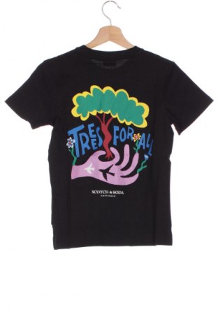 Детска тениска Scotch & Soda, Размер 9-10y/ 140-146 см, Цвят Черен, Цена 72,99 лв.