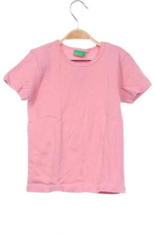 Kinder T-Shirt United Colors Of Benetton, Größe 5-6y/ 116-122 cm, Farbe Rosa, Preis 5,99 €