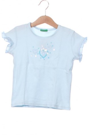 Kinder T-Shirt United Colors Of Benetton, Größe 3-4y/ 104-110 cm, Farbe Blau, Preis 5,99 €