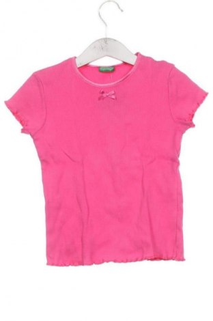 Kinder T-Shirt United Colors Of Benetton, Größe 5-6y/ 116-122 cm, Farbe Rosa, Preis 5,99 €