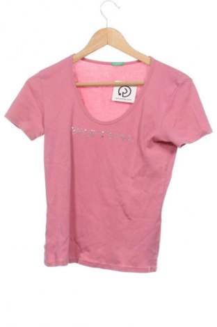 Detské tričko United Colors Of Benetton, Veľkosť 14-15y/ 168-170 cm, Farba Popolavo ružová, Cena  16,13 €