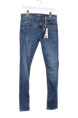 Dziecięce jeansy Guess, Rozmiar 15-18y/ 170-176 cm, Kolor Niebieski, Cena 248,09 zł