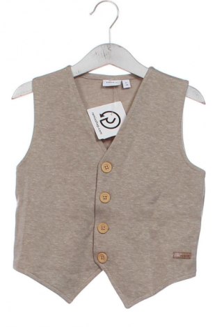Gyerek mellény Name It, Méret 4-5y / 110-116 cm, Szín Bézs, Ár 10 049 Ft