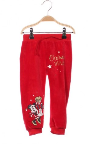 Dziecięce spodnie Disney, Rozmiar 18-24m/ 86-98 cm, Kolor Czerwony, Cena 48,28 zł