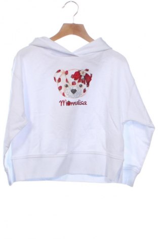 Παιδικό φούτερ Monnalisa, Μέγεθος 6-7y/ 122-128 εκ., Χρώμα Λευκό, Τιμή 58,99 €