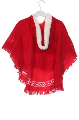 Kinderponcho Unbranded, Größe 5-6y/ 116-122 cm, Farbe Rot, Preis 8,70 €