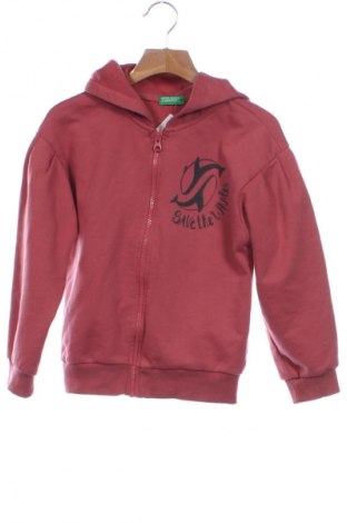 Dziecięca sportowa bluza United Colors Of Benetton, Rozmiar 6-7y/ 122-128 cm, Kolor Popielaty róż, Cena 62,07 zł