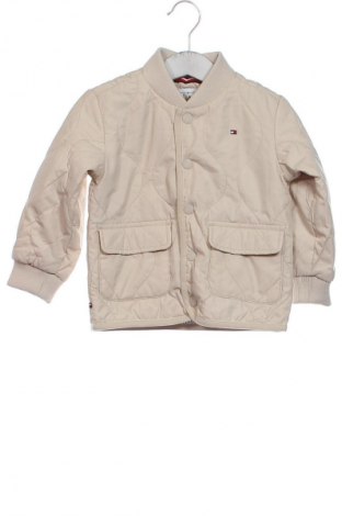 Dziecięca kurtka Tommy Hilfiger, Rozmiar 9-12m/ 74-80 cm, Kolor ecru, Cena 624,99 zł