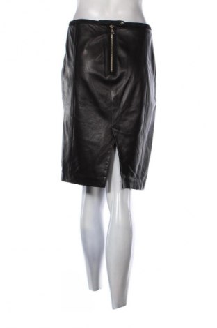 Lederrock Massimo Dutti, Größe M, Farbe Schwarz, Preis 46,04 €