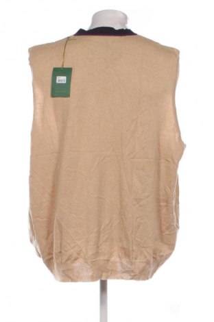 Męski kardigan Charles Colby, Rozmiar 4XL, Kolor Beżowy, Cena 204,99 zł