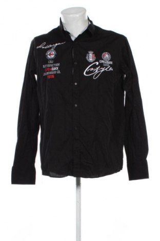 Herrenhemd Cipo & Baxx, Größe L, Farbe Schwarz, Preis 9,99 €