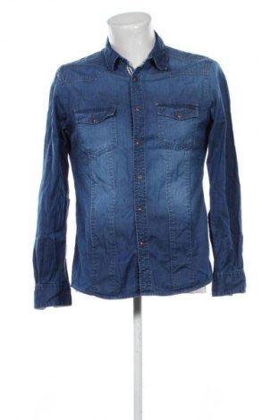 Мъжка риза Edc By Esprit, Размер M, Цвят Син, Цена 34,99 лв.