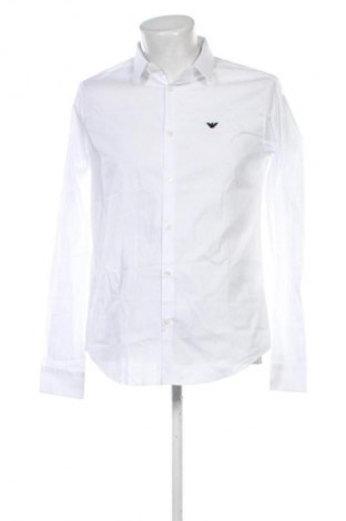 Męska koszula Emporio Armani, Rozmiar L, Kolor Biały, Cena 919,99 zł