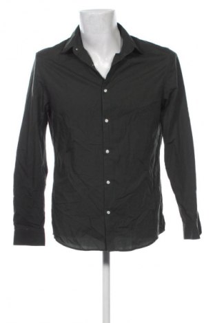Мъжка риза H&M, Размер M, Цвят Зелен, Цена 17,99 лв.