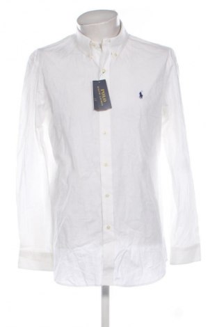 Męska koszula Polo Ralph Lauren, Rozmiar L, Kolor Biały, Cena 719,99 zł