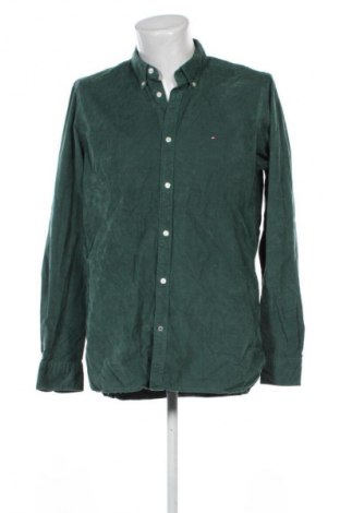 Męska koszula Tommy Hilfiger, Rozmiar XL, Kolor Zielony, Cena 222,99 zł