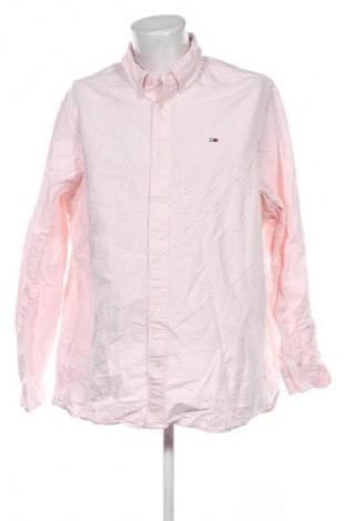 Męska koszula Tommy Hilfiger, Rozmiar XXL, Kolor Różowy, Cena 245,99 zł