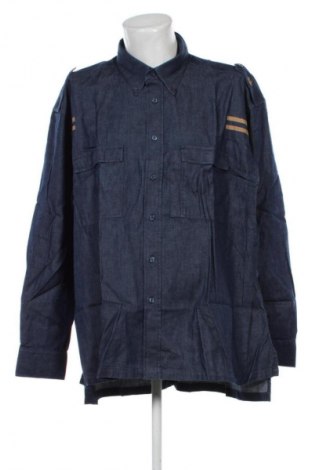 Herrenhemd Unbranded, Größe 4XL, Farbe Blau, Preis € 18,99