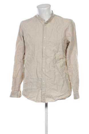 Herrenhemd Zara, Größe L, Farbe Beige, Preis 9,99 €