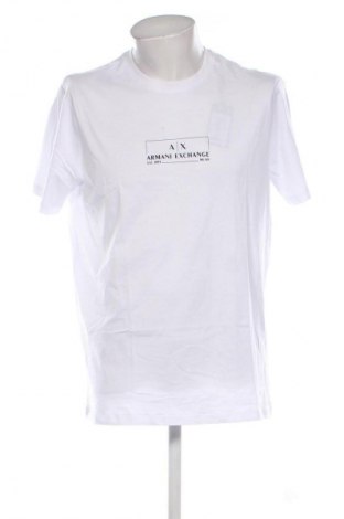 Męski T-shirt Armani Exchange, Rozmiar XL, Kolor Biały, Cena 228,99 zł