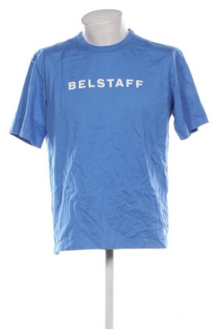 Męski T-shirt Belstaff, Rozmiar XL, Kolor Niebieski, Cena 462,99 zł