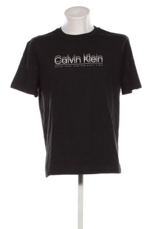 Męski T-shirt Calvin Klein, Rozmiar XL, Kolor Czarny, Cena 252,99 zł