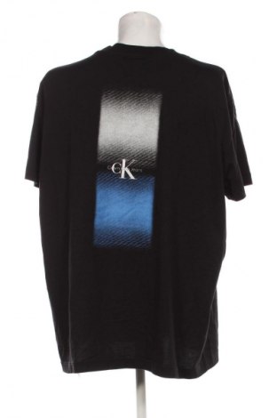 Męski T-shirt Calvin Klein Jeans, Rozmiar 5XL, Kolor Czarny, Cena 202,99 zł
